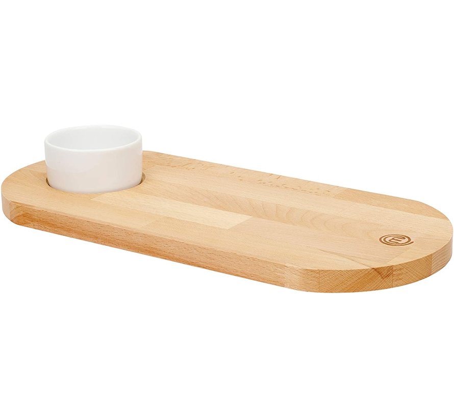 Serve & Share - Luxe borrelplank met tapas schaaltje - 40x18cm - Serveerplank - Tapasplank