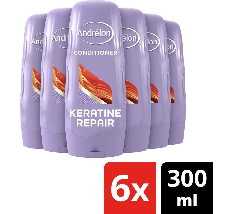 Keratine Repair Conditioner - 6 x 300ml - Voordeelverpakking