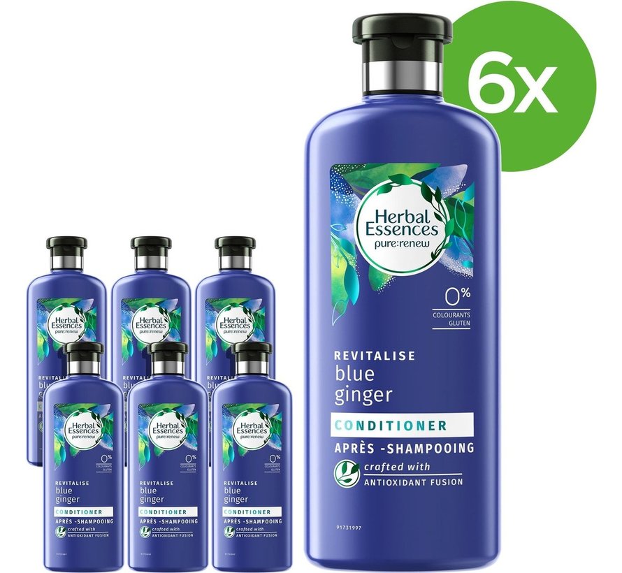 Pure:Renew - Blue Ginger - Conditioner - 6x 400ml - Voordeelverpakking