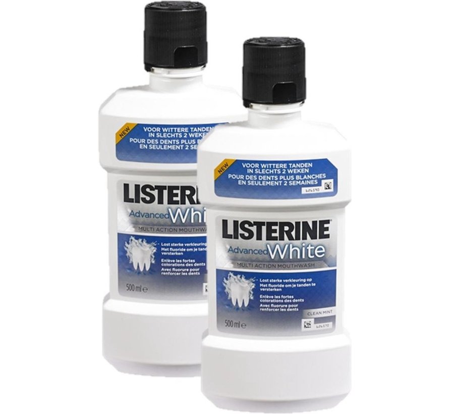 Advanced White - Mondwater / Mondspoeling - 2x 500ml