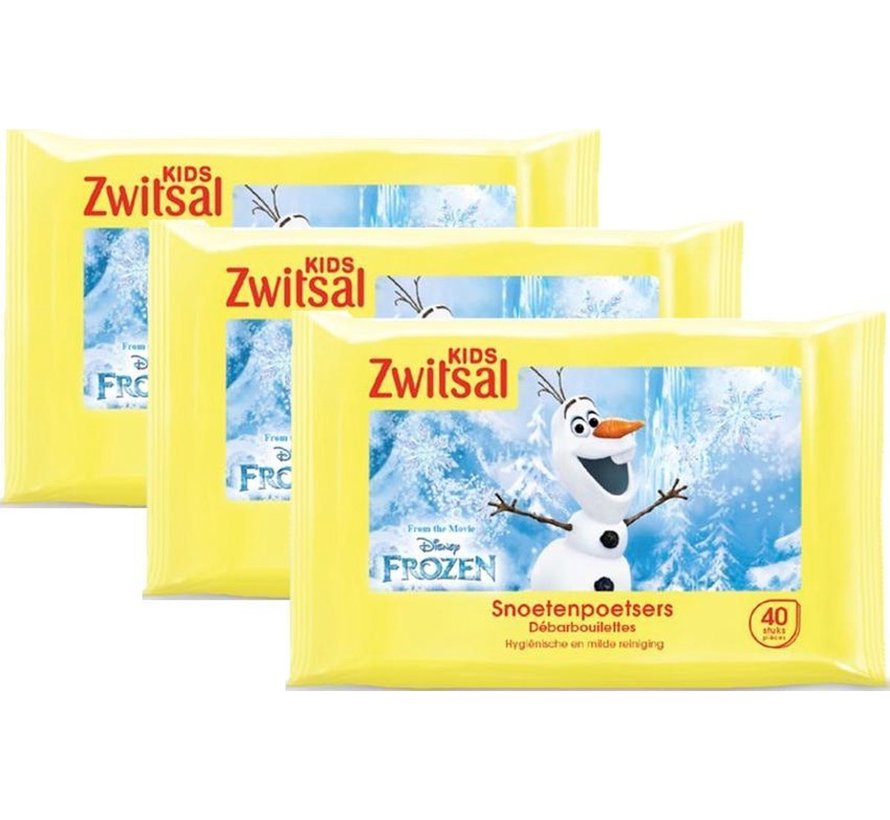 Disney Frozen Olaf - Snoetenpoetsers - 120 doekjes (3x40 stuks)