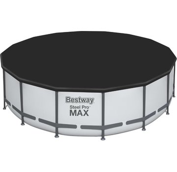 Bestway Afdekzeil / Zwembadzeil - Rond - Zwart - 488cm c