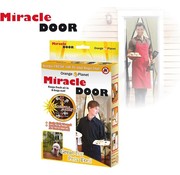 Bekend van TV Miracle Door - Magnetisch vliegengordijn 210x100cm (zwart)