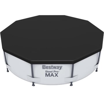 Bestway Afdekzeil / Zwembadzeil - Rond - Zwart - 305cm c