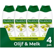 Palmolive Naturals - Olijf & Melk - Douchegel - 4x 500ml