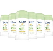 Dove Go Fresh Komkommer & Groene Thee - Deodorant Stick - 6x 40ml - Voordeelverpakking