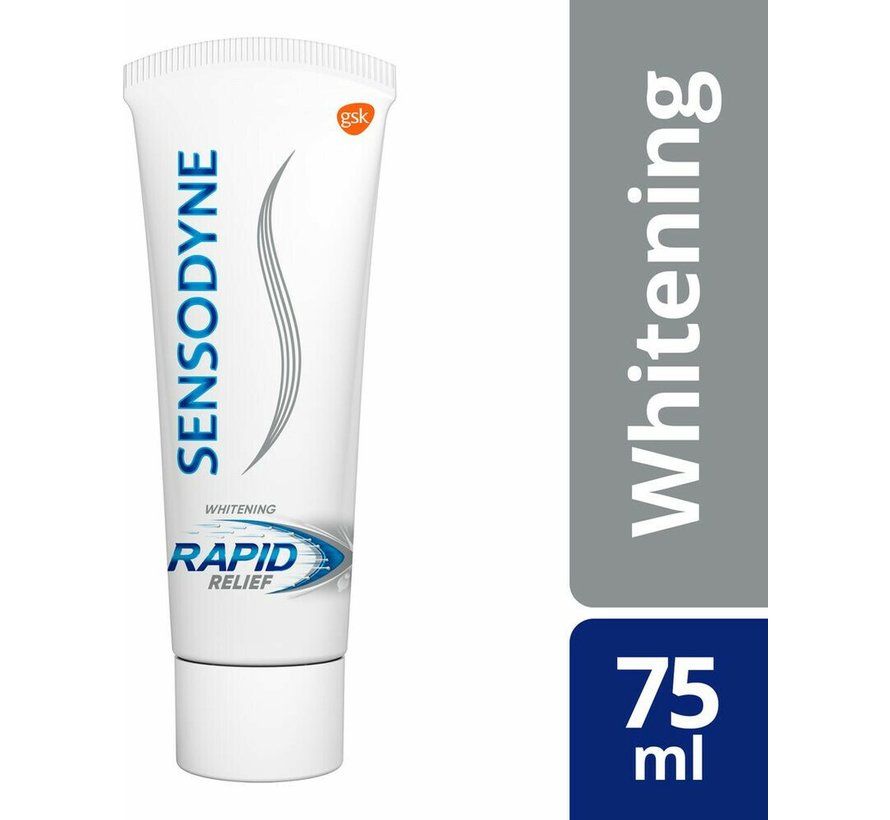 Rapid Relief Whitening - Tandpasta - 75ml