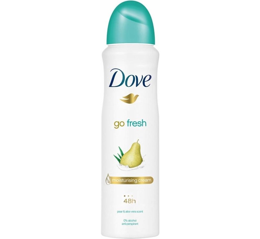 Go Fresh - Peer & Aloe Vera - Deodorant Spray - 6x 150ml