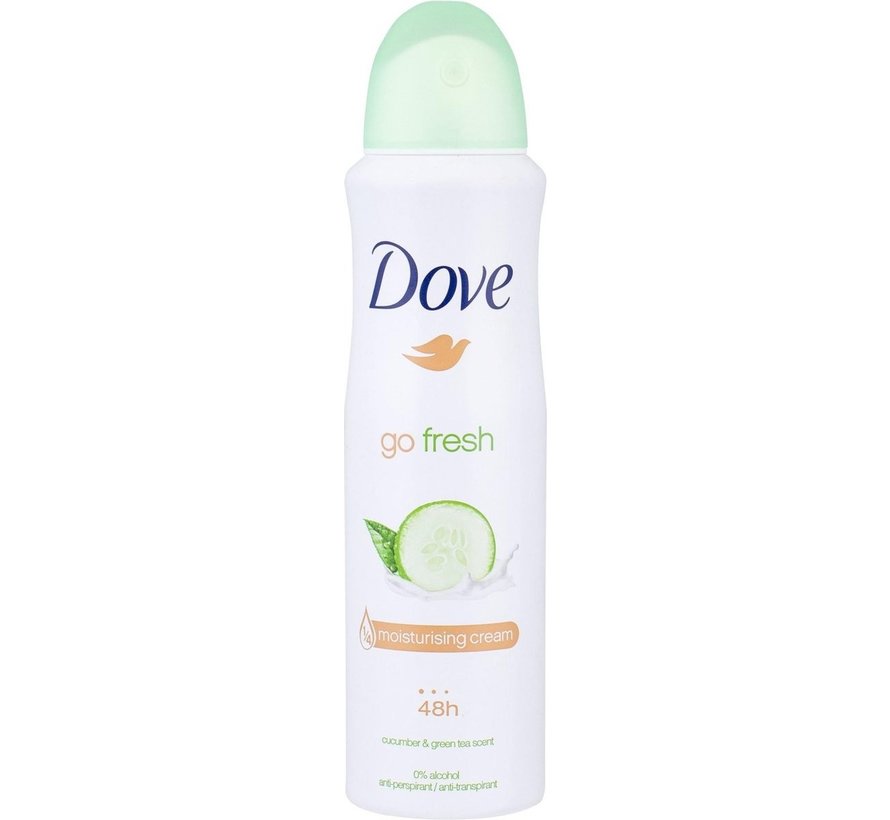 Komkommer & Groene Thee - Deodorant Spray - 6x 150ml - Voordeelverpakking