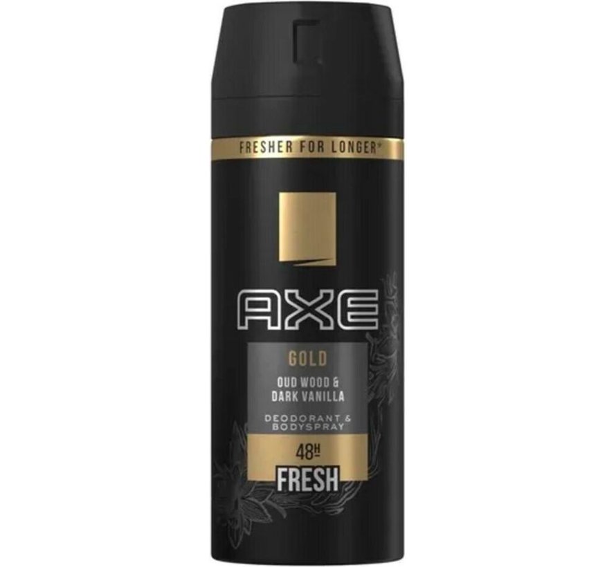 Gold Bodyspray / Deodorant Spray Men - 150ml
