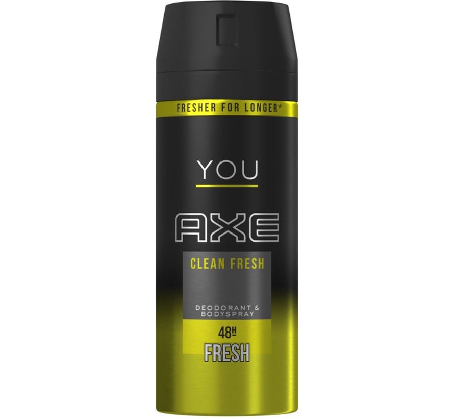 You Clean Fresh Bodyspray / Deodorant Spray Men - 150ml