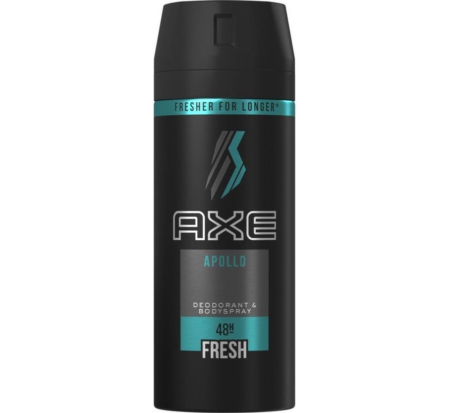 Apollo Bodyspray / Deodorant Spray Men - 6x 150ml Voordeelverpakking