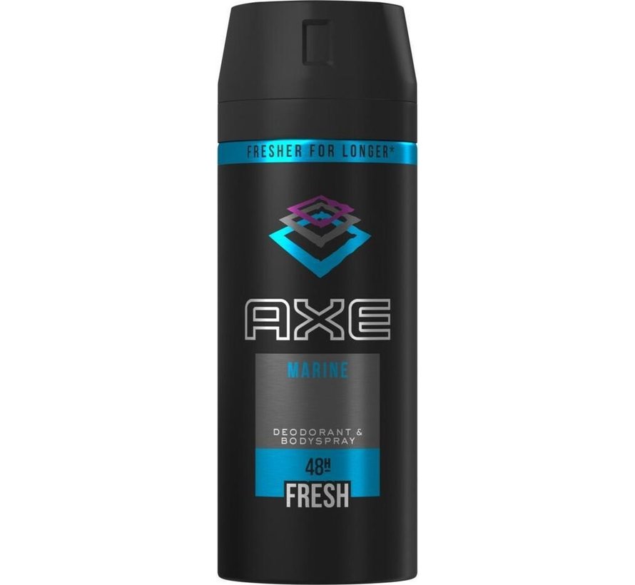 Marine Bodyspray / Deodorant Spray Men - 6x 150ml Voordeelverpakking