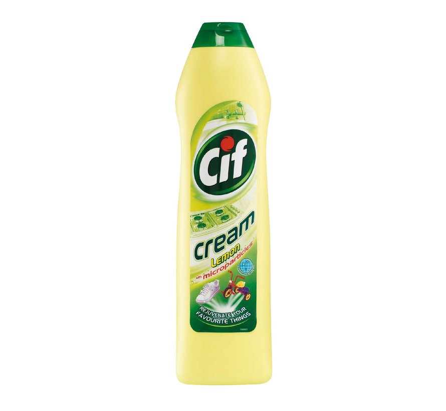 Cream Citroen / Lemon - Schuurmiddel - 12x 500ml Voordeelverpakking