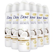 Dove Coco & Jasmine - Deodorant Spray - 6x 150ml Voordeelverpakking