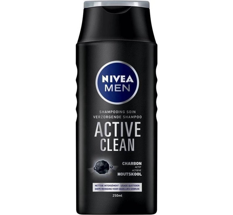 Men Active Clean Shampoo - 4x 250ml