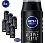 Men Active Clean Shampoo - 6x 250ml Voordeelverpakking