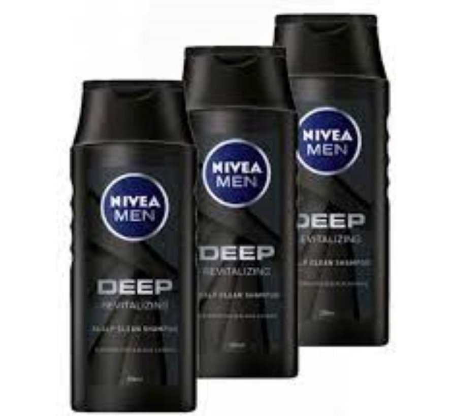 Men Deep Shampoo - 3x 250ml