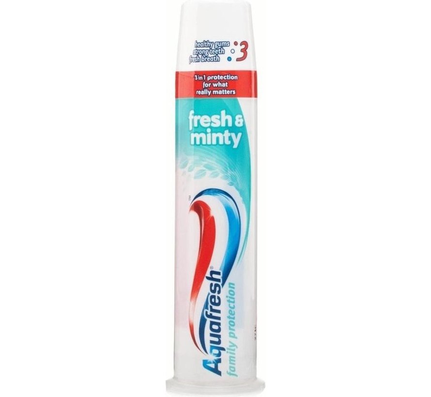 Fresh & Minty Tandpasta - Met Pompje - 100ml