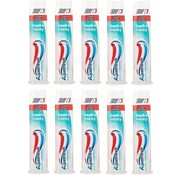 Aquafresh Fresh & Minty Tandpasta - Met Pompje - 10x 100ml Voordeelverpakking