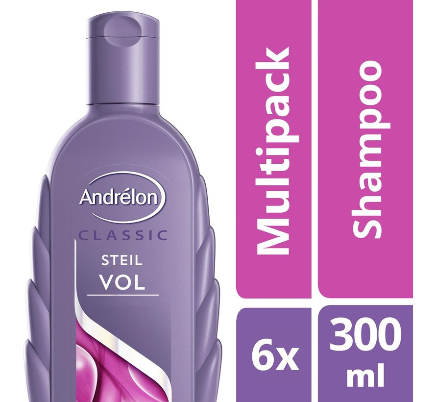 Classic Steilvol Shampoo - 6x 300ml Voordeelverpakking