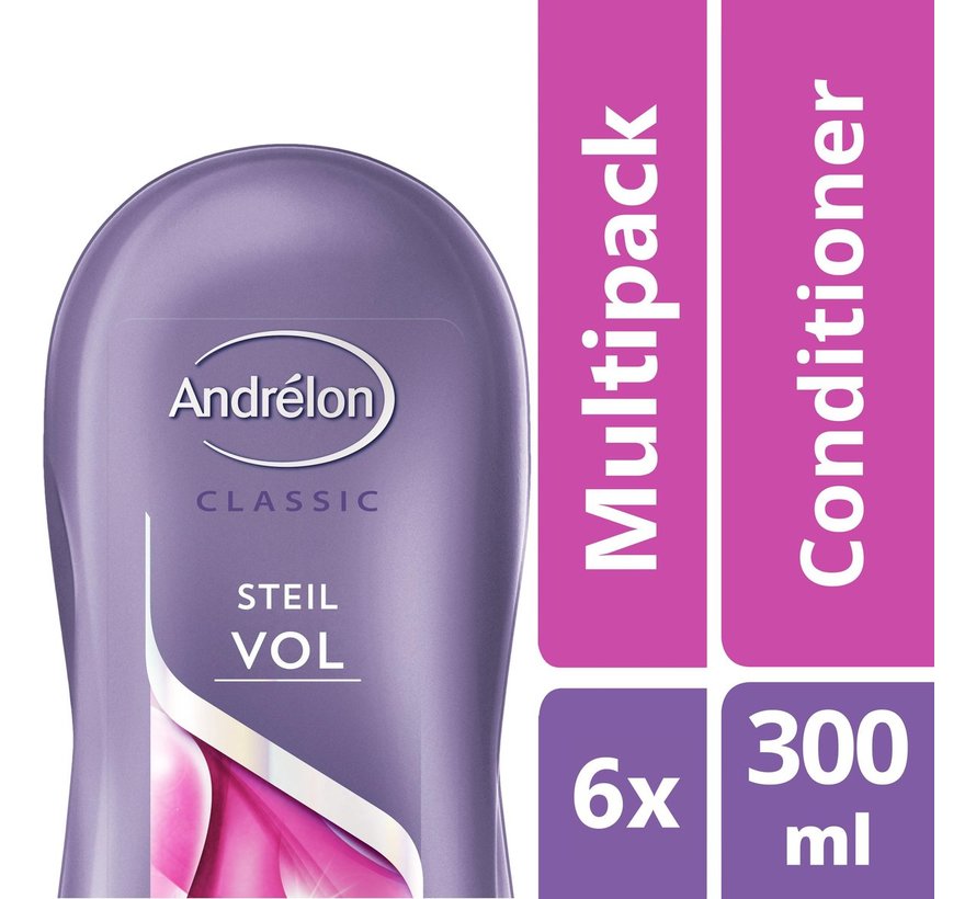 Classic Steilvol Conditioner - 6x 300ml Voordeelverpakking