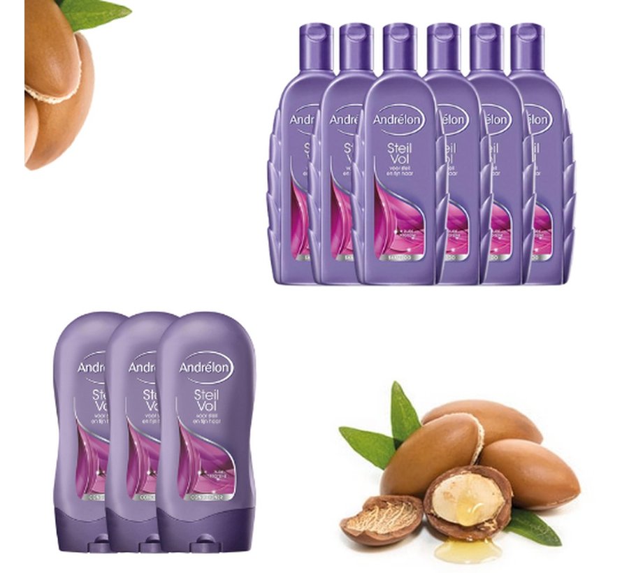 Classic Steilvol Shampoo - 6x 300ml en Conditioner 3x 300ml