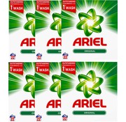 Ariel Original Waspoeder Wasmiddel - 6x 22 wasbeurten (6x 1,43KG)