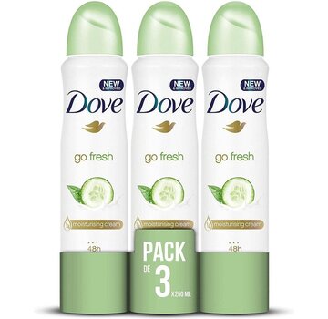 Dove Go Fresh - Cucumber & Green Tea - Deodorant Spray - 3x 250ml