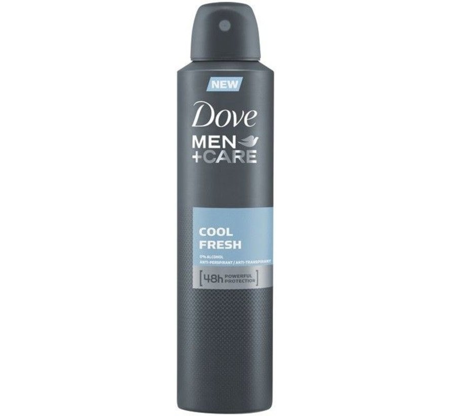 Men+Care Cool Fresh - Deodorant Spray - 6x 250ml Voordeelverpakking