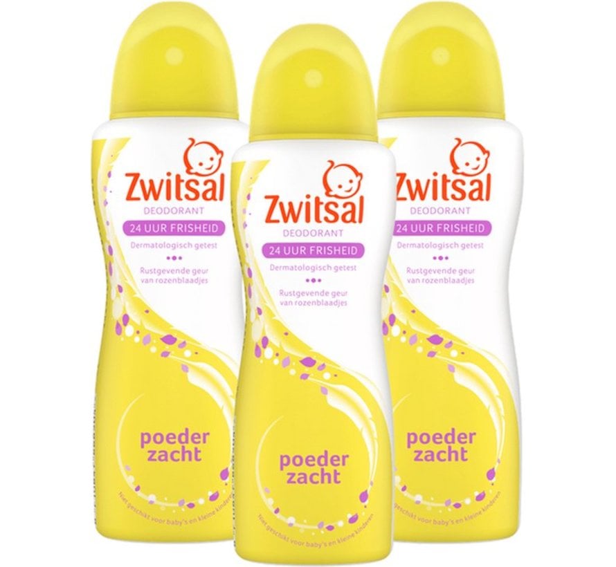 Poederzacht - Deodorant Spray - 3x 100ml