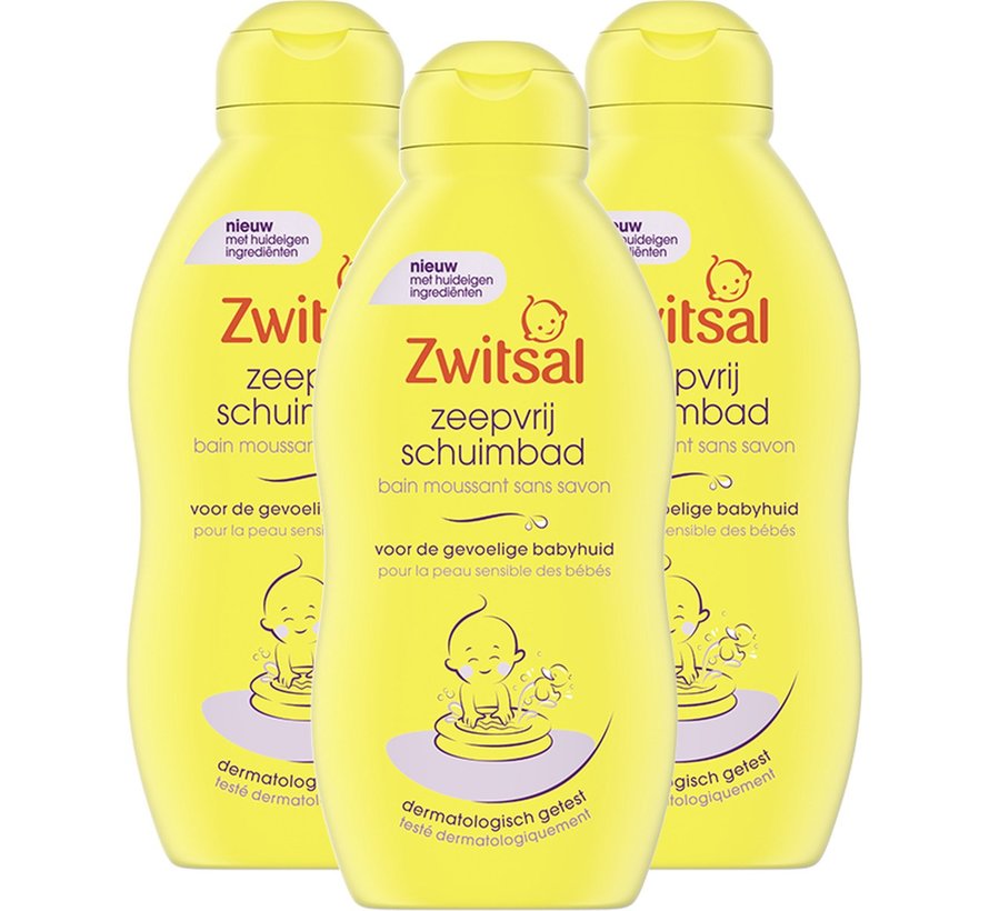 Baby Schuimbad / Badschuim Zeepvrij - 3x 200ml