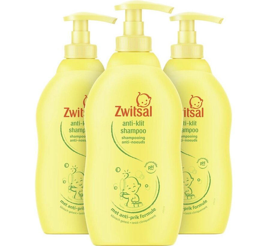 Baby Shampoo - Met pompje - 4x 400ml