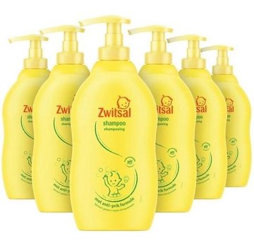 Zwitsal Baby Shampoo - Met pompje - 6x 400ml Voordeelverpakking