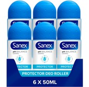 Sanex Dermo Protector - Deodorant Roller - 6x 50ml - Voordeelverpakking