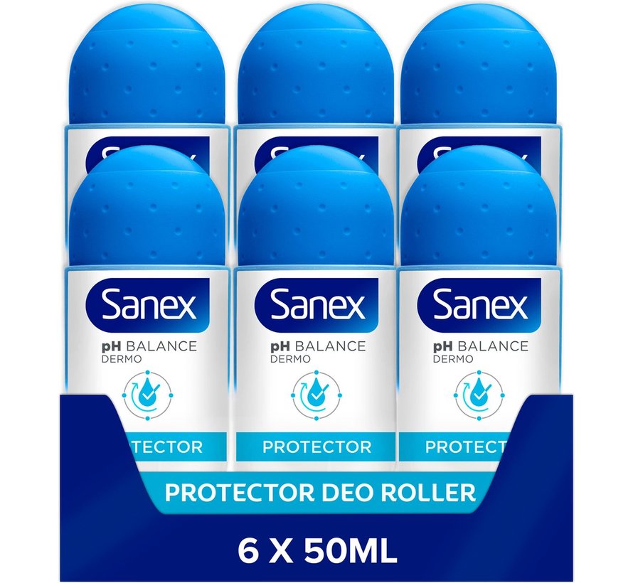 Dermo Protector - Deodorant Roller - 6x 50ml - Voordeelverpakking