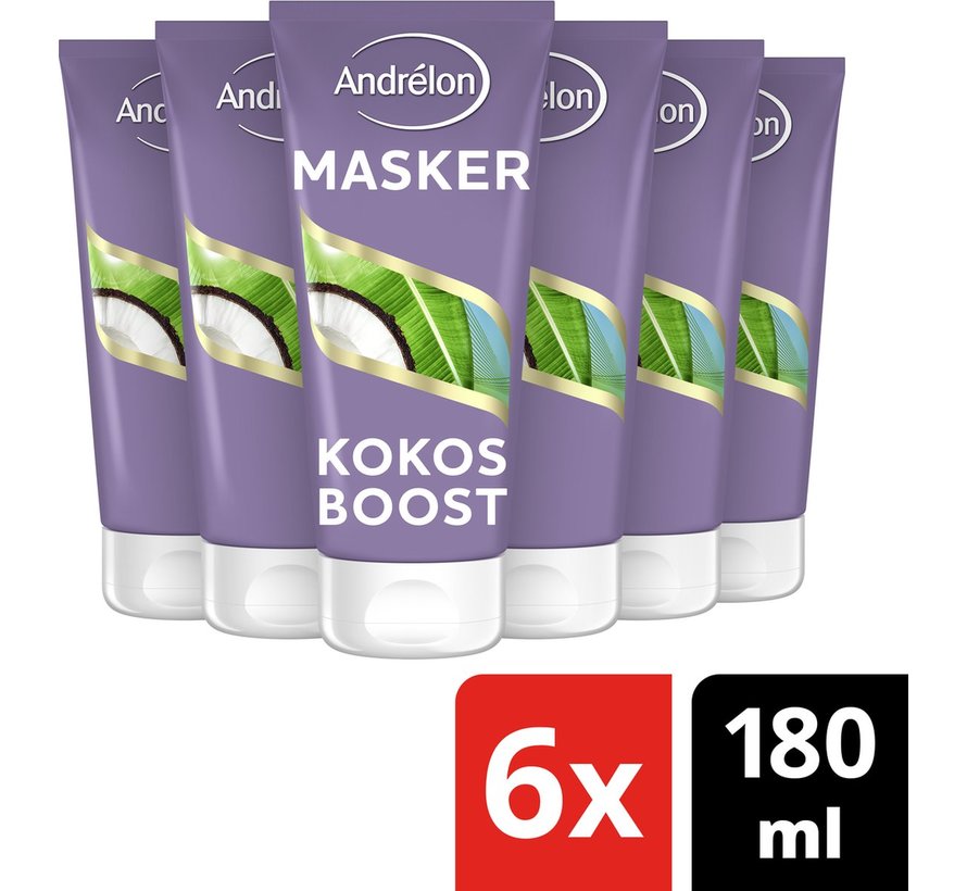 Special Kokos Boost - Haarmasker - 6x 180ml Voordeelverpakking