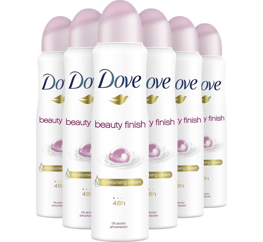 Beauty Finish - Deodorant Spray - 6x 150ml Voordeelverpakking