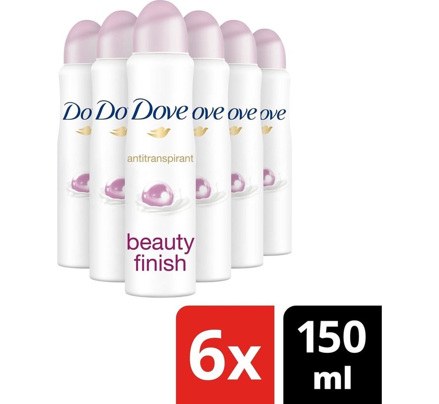 Beauty Finish - Deodorant Spray - 6x 150ml Voordeelverpakking