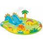 Opblaasbaar speelzwembad - Little Dino - met glijbaan - 191x152x58cm
