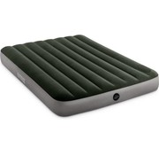 Intex Downy 2-persoons luchtbed twijfelaar met ingebouwde voetpomp (191x137x25cm)