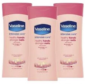 Vaseline Healthy Hands & Stronger Nails - Intensive Care Handcrème 3x 200ml