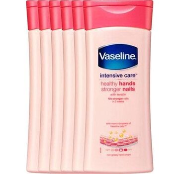 Vaseline Healthy Hands & Stronger Nails - Intensive Care Handcrème 6x 200ml