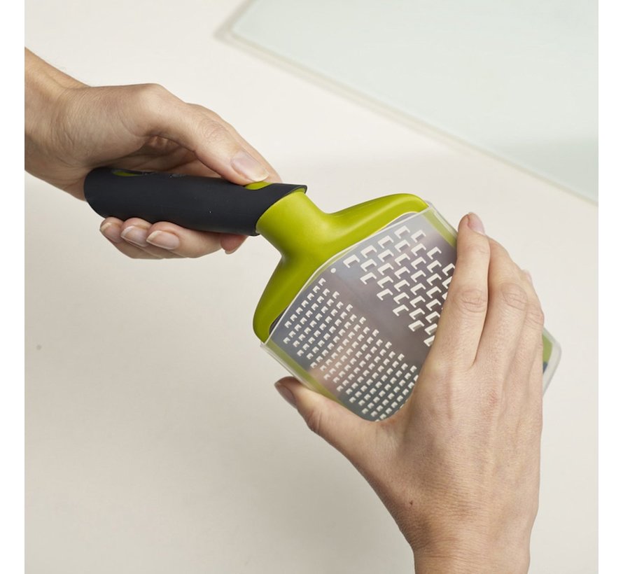 Twist Grater - Handrasp voor kaas en groenten grof/fijn - Groen