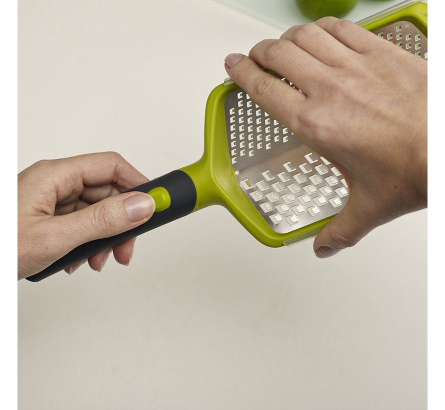 Twist Grater - Handrasp voor kaas en groenten grof/fijn - Groen