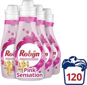 Robijn Pink Sensation - Wasverzachter - (4x30) 120 wasbeurten (4x750ml)