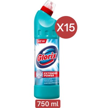 Glorix Eucalyptus bleek - Toiletreiniger - 15x 750ml - Voordeelverpakking