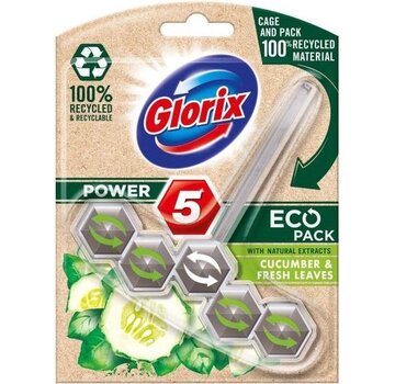 Glorix Power 5 Wc Blok - Eco Pack Cucumber / Komkommer