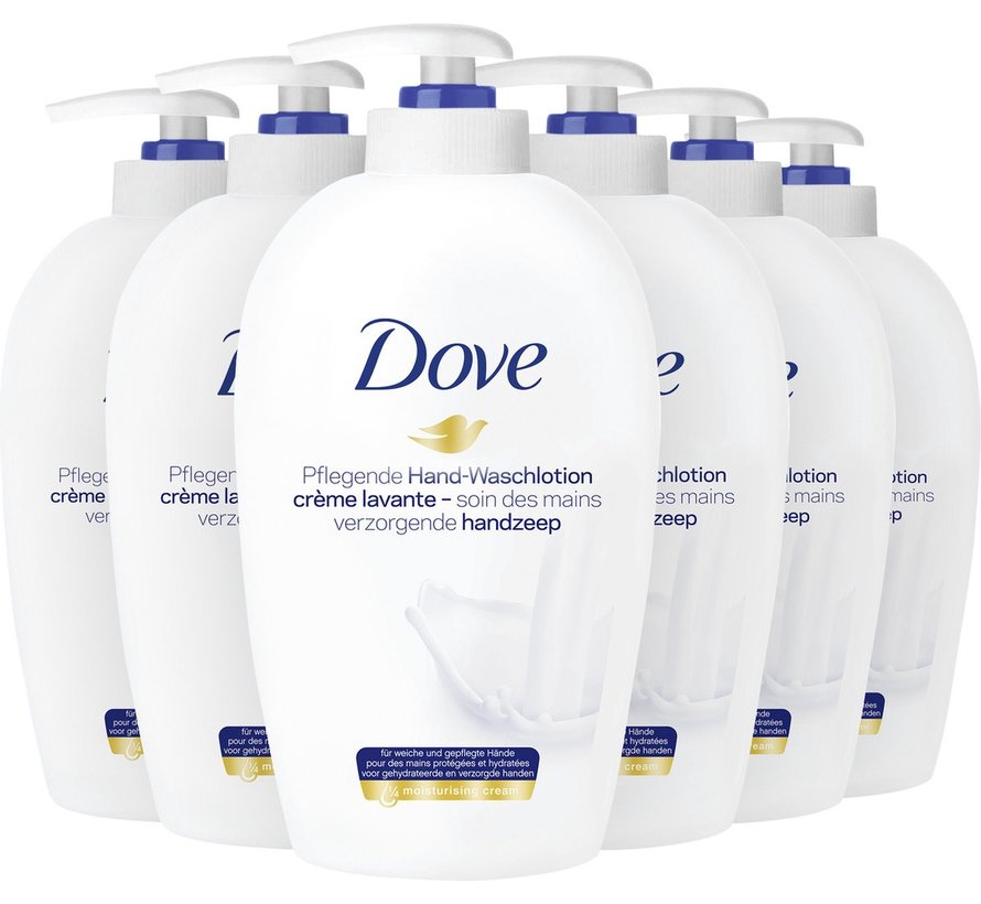 Verzorgende Handzeep Original Cream - Met pompje - 6x 250ml
