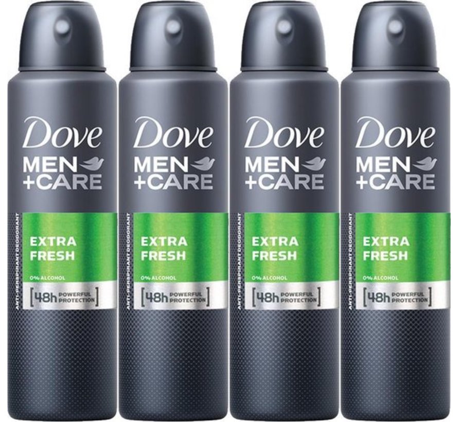 Men+Care Extra Fresh - Deodorant Spray - 4x 150ml